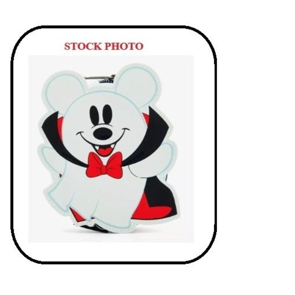 Loungefly Disney Mickey Mouse Ghost Coin Purse Glow In The Dark - New With Tags